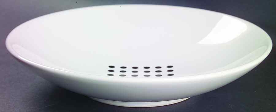 Freestyle Black & White Coupe Soup Bowl by Waechtersbach-1