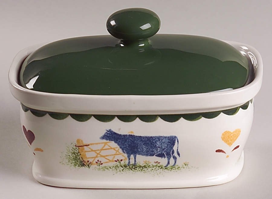 Jack's Farm (Multicolor) Butter Box & Lid by Wood & Sons-1