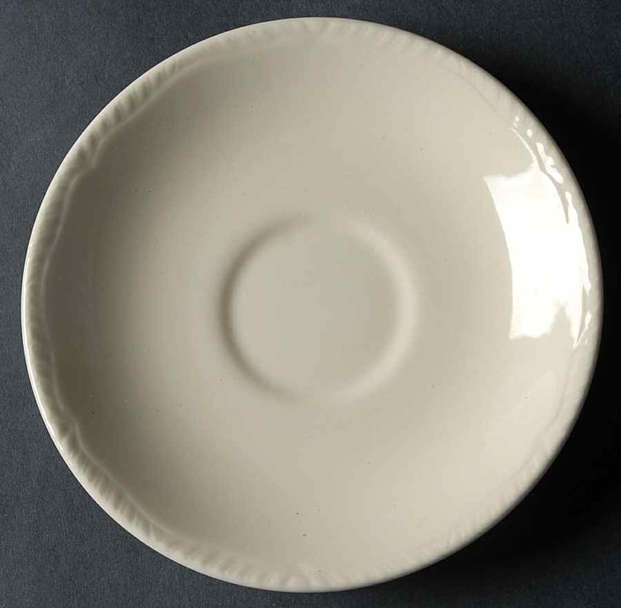 Grenville Ivory Saucer by Wood & Sons-1