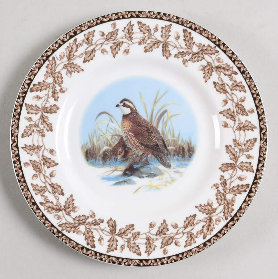 Wild Birds Bread & Butter Plate by National Wildlife Federation-1