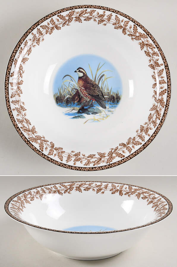Wild Birds 10" Round Vegetable Bowl by National Wildlife Federation-1