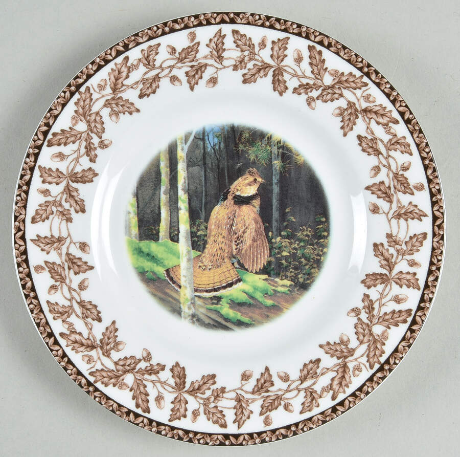 Wild Birds Bread & Butter Plate by National Wildlife Federation-1