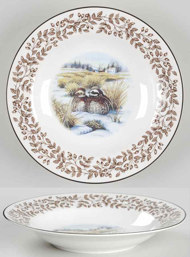 Wild Birds Rim Soup Bowl by National Wildlife Federation-1