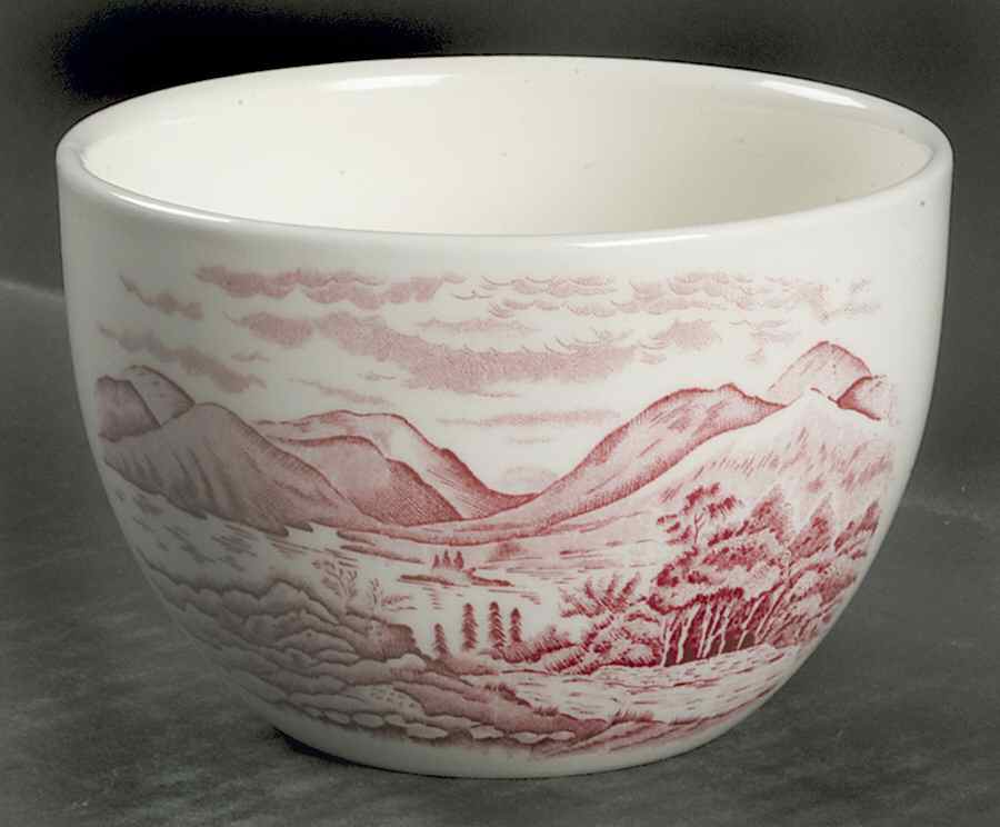 Romantic England Red Cranberry Bowl by Wedgwood-1