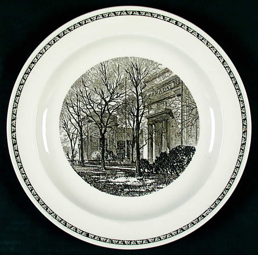 Massachusetts Institute of Tech Black Dinner Plate by Wedgwood-1