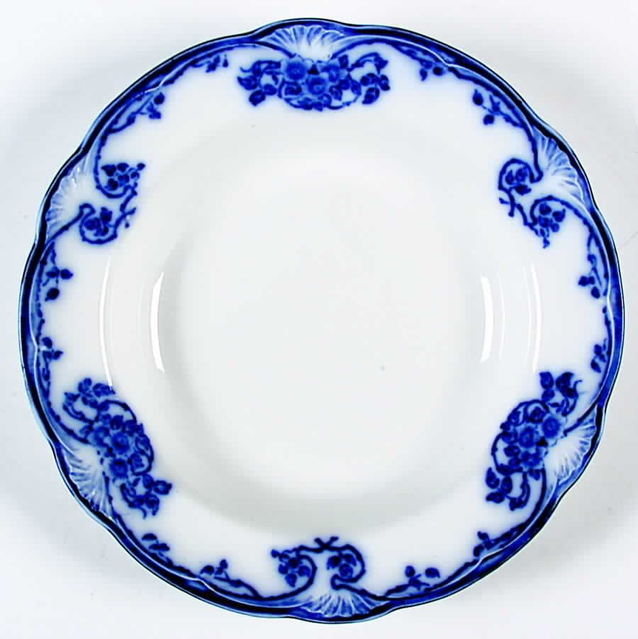 Davenport (No Gold Trim) Large Rim Soup Bowl by Wood & Sons-1