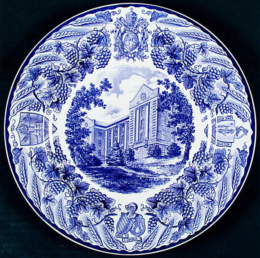 College of Holy Cross Purple Dinner Plate by Wedgwood-1