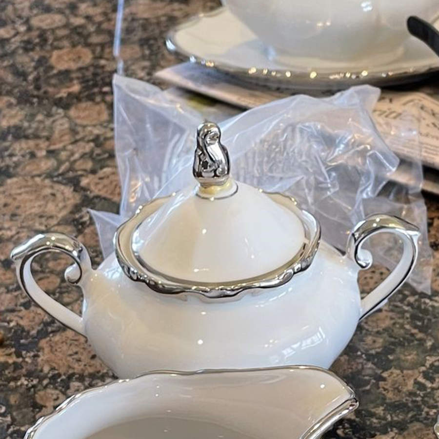 WIG618 Sugar Bowl & Lid by Winterling - Bavaria-1