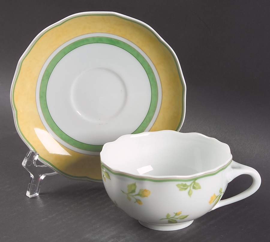 Summer Dream Flat Cup & Saucer Set by Wedgwood-1