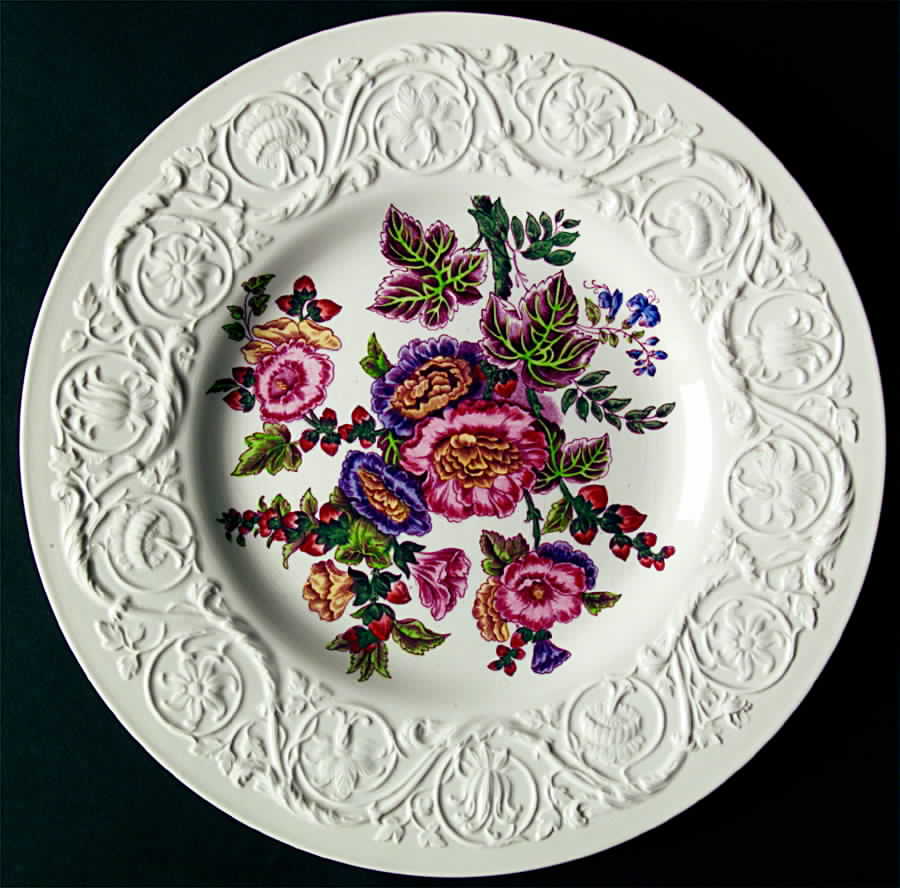 Hollyhock (No Trim) Dinner Plate by Wedgwood-1