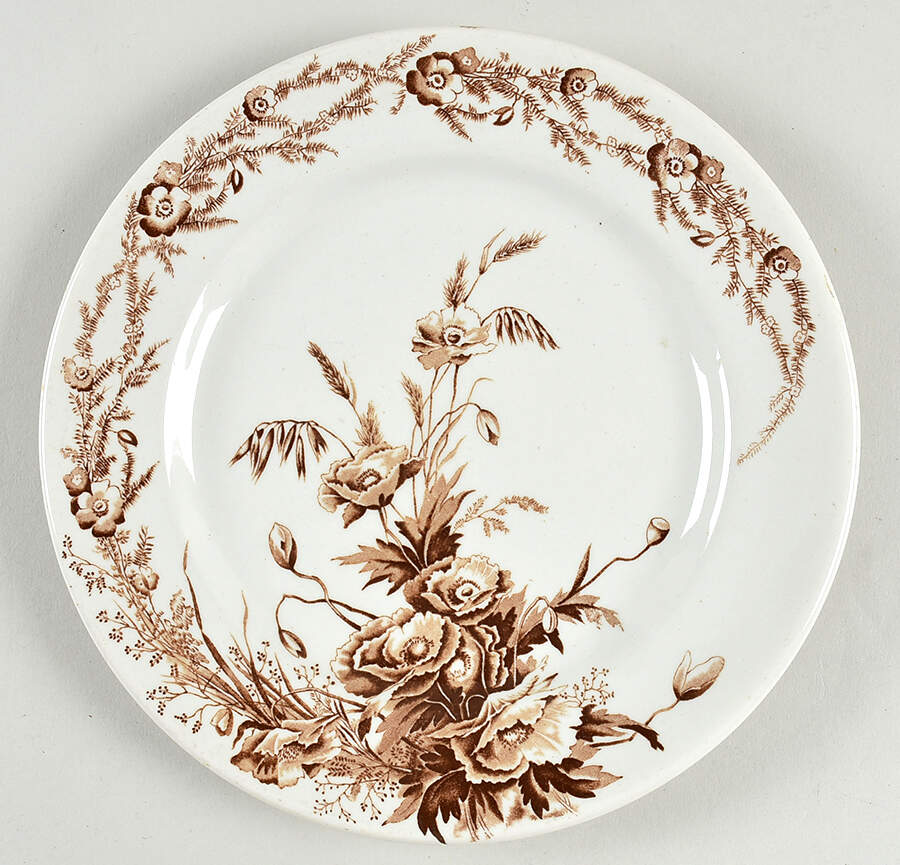 Harvest Brown (Restaurant) Dinner Plate by Arthur J Wilkinson-1