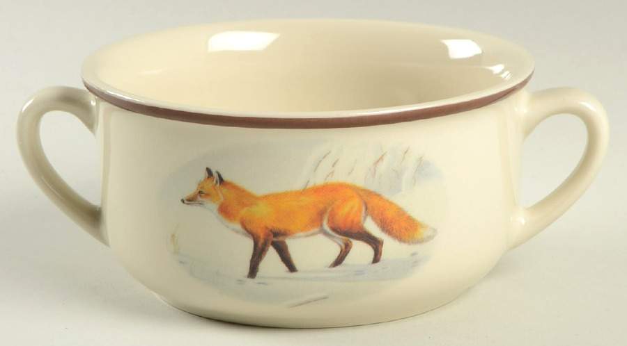 American Wilderness Collection Cream Soup Bowl by National Wildlife Federation-1