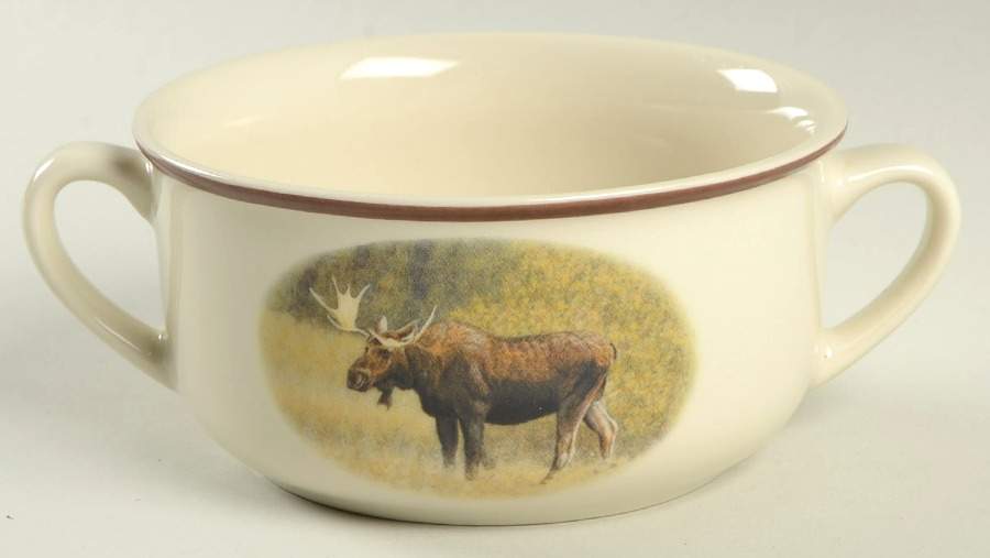 American Wilderness Collection Cream Soup Bowl by National Wildlife Federation-1