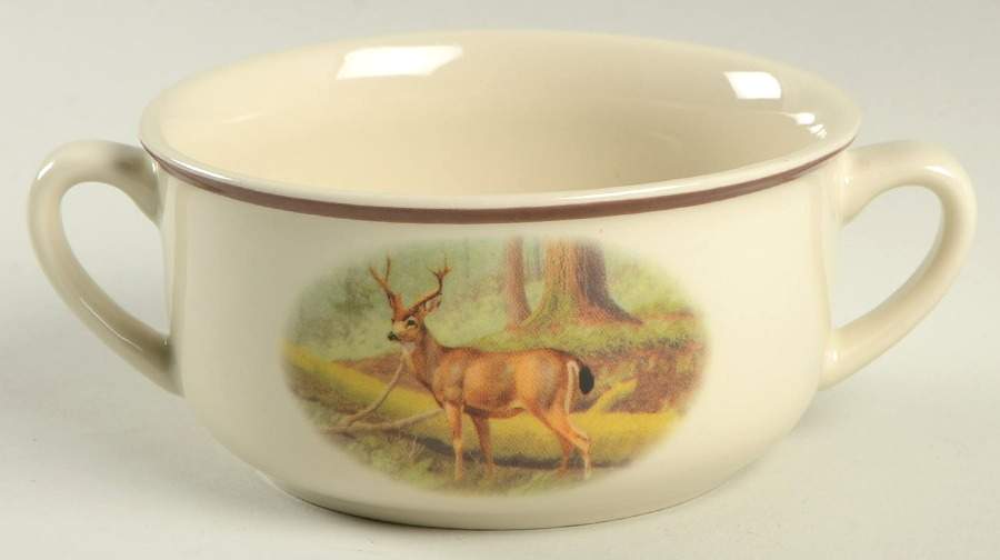 American Wilderness Collection Cream Soup Bowl by National Wildlife Federation-1