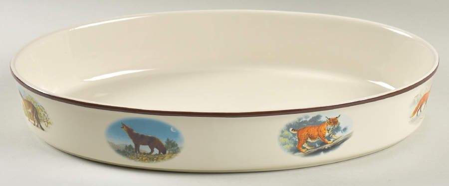 American Wilderness Collection 13" Oval Baker by National Wildlife Federation-1