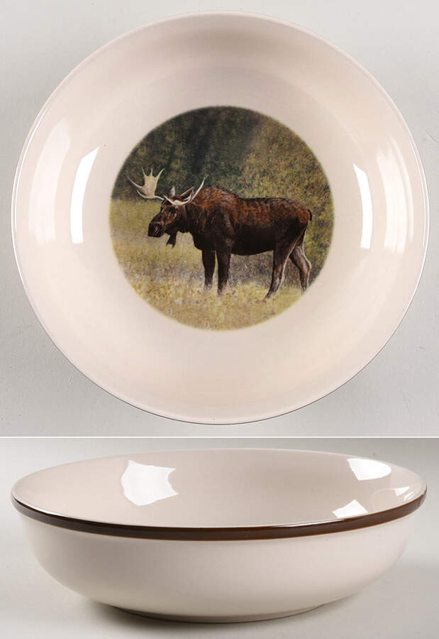 American Wilderness Collection 9" Round Vegetable Bowl by National Wildlife Federation-1