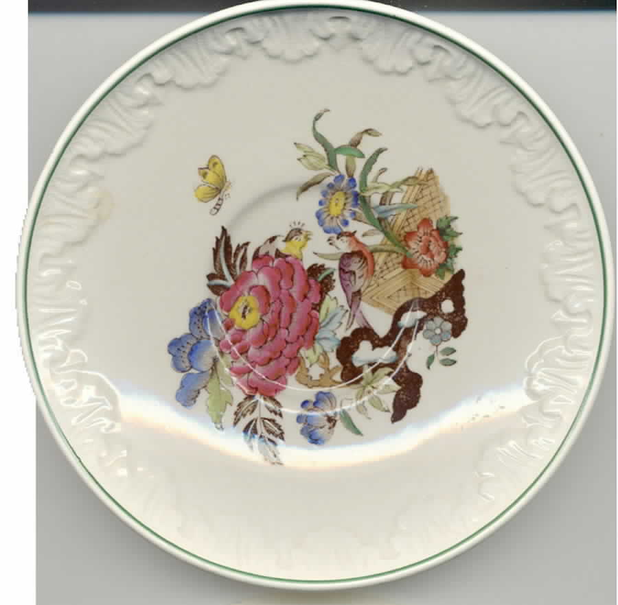 Bullfinch Corinthian Saucer by Wedgwood-1