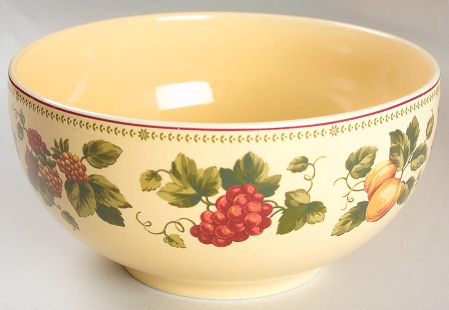 Floral Manor 8" Round Vegetable Bowl by Waverly-1
