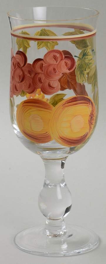 Floral Manor 10 Oz Glassware Wine Goblet by Waverly-1