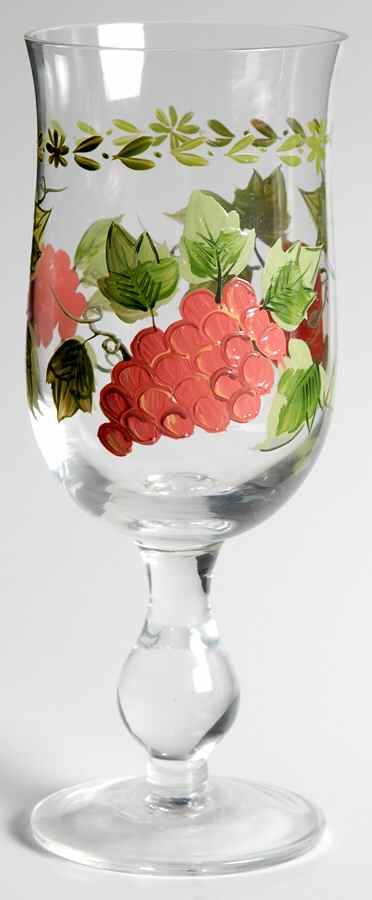Floral Manor 10 Oz Glassware Wine Goblet by Waverly-1