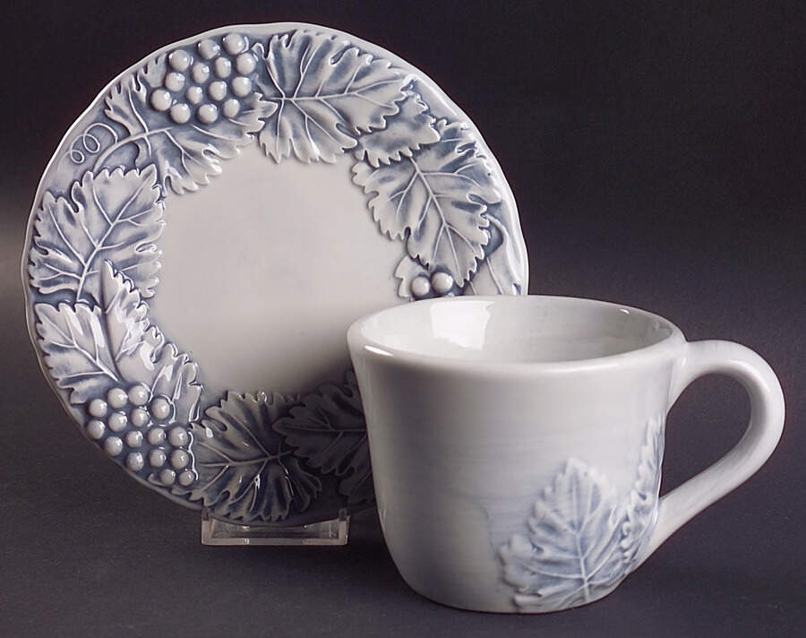 Napa Fog Flat Cup & Saucer Set by Williams-Sonoma-1