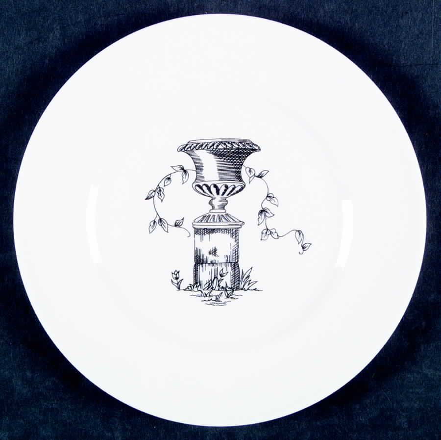 Joie De Vivre Black Salad Plate by Wedgwood-1