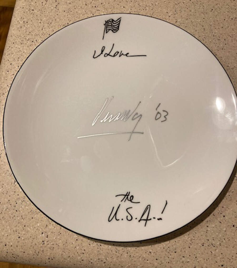 USA Ltd Edition Salad Plate by Wedgwood-1