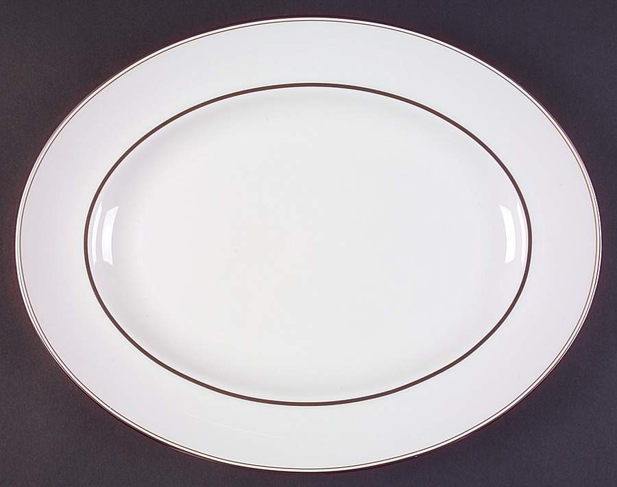 Fidelity 14" Oval Serving Platter by Wedgwood-1