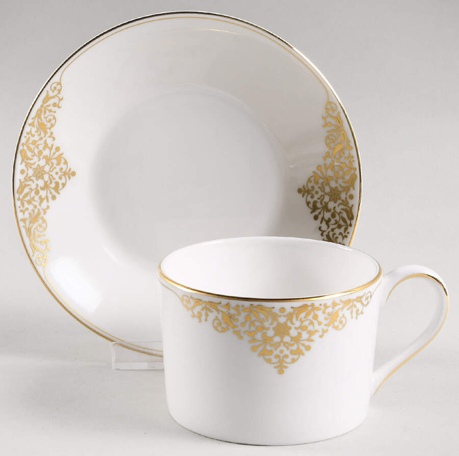 Empress Jewel Flat Cup & Saucer Set by Wedgwood-1
