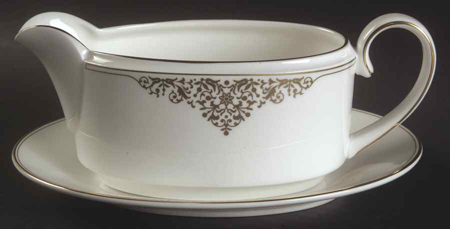 Empress Jewel Gravy Boat & Underplate by Wedgwood-1