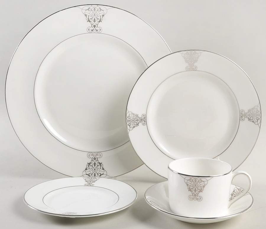 Imperial Scroll 5 Piece Place Setting by Wedgwood-1