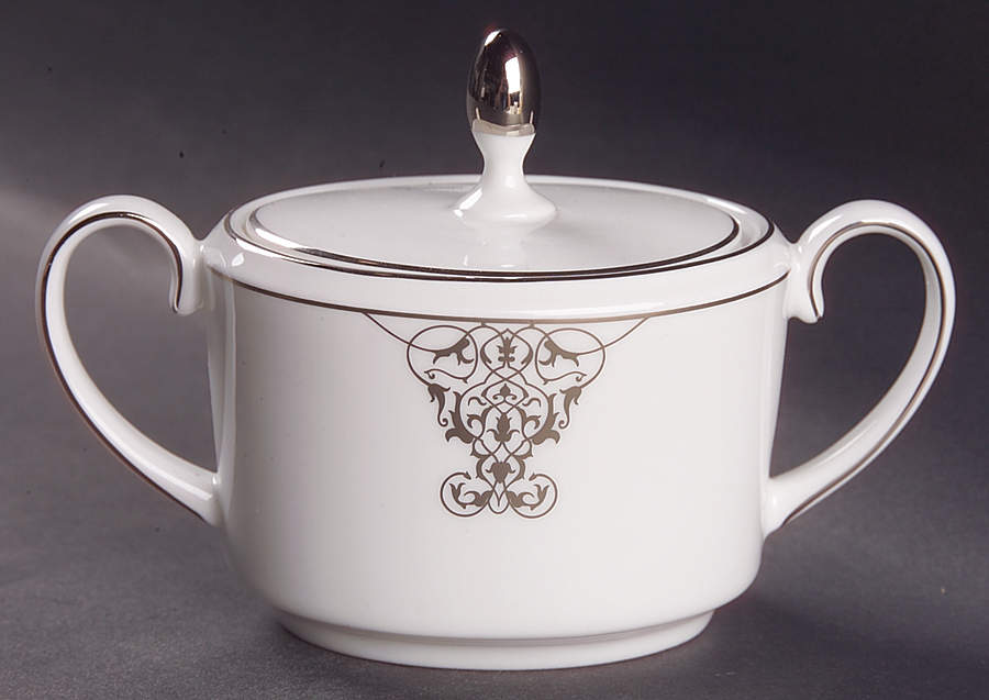 Imperial Scroll Sugar Bowl & Lid by Wedgwood-1