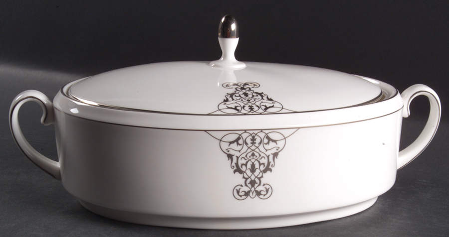 Imperial Scroll Oval Covered Vegetable by Wedgwood-1