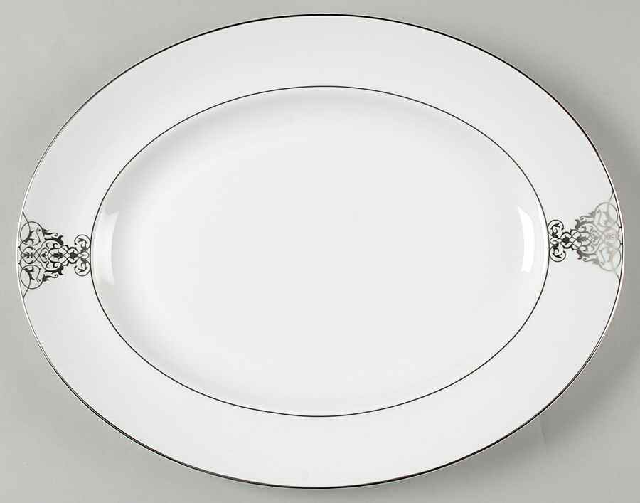 Imperial Scroll 14" Oval Serving Platter by Wedgwood-1