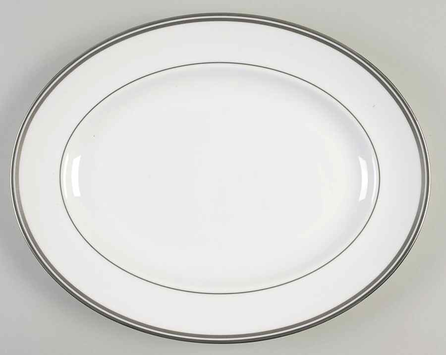Promenade 13" Oval Serving Platter by Wedgwood-1