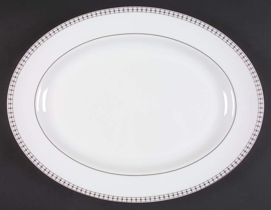 Procession 15" Oval Serving Platter by Wedgwood-1