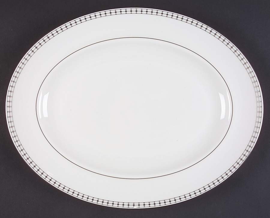 Procession 14" Oval Serving Platter by Wedgwood-1