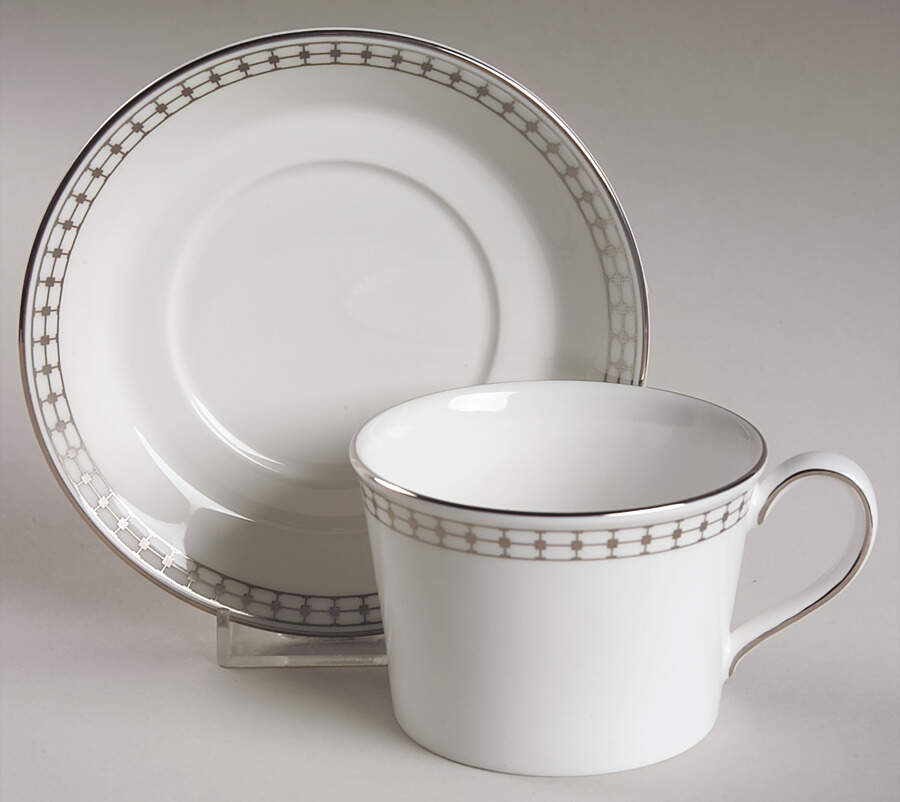 Procession Flat Cup & Saucer Set by Wedgwood-1