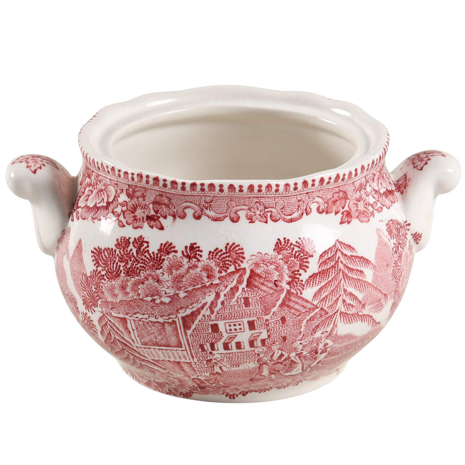 Avon Cottage Pink (Scallop) Sugar Bowl No Lid by Wedgwood-1