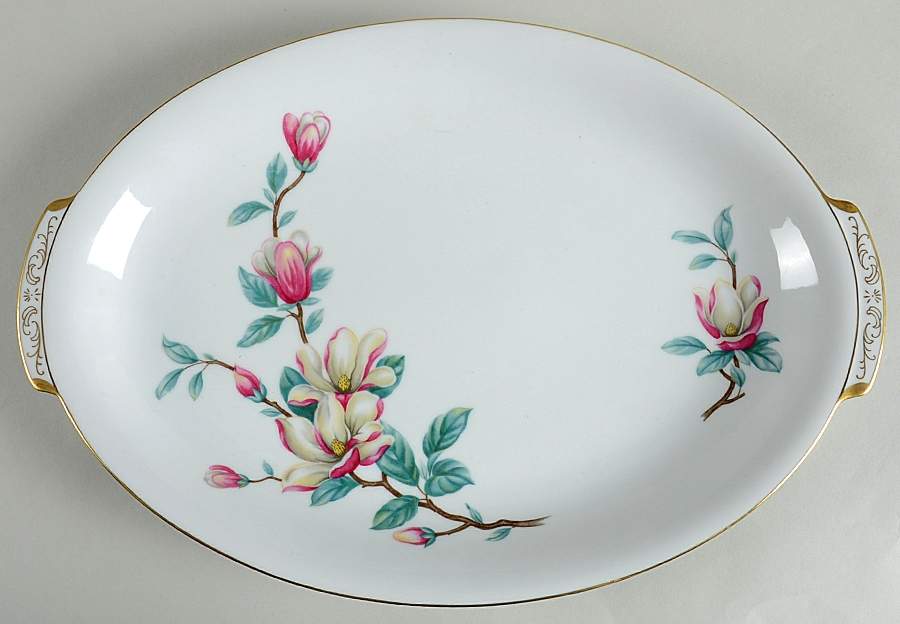 Magnolia 15" Oval Serving Platter by Wentworth-1