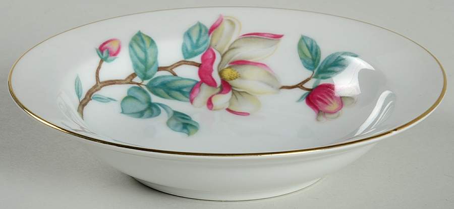 Magnolia Rim Fruit/Dessert (Sauce) Bowl by Wentworth-1