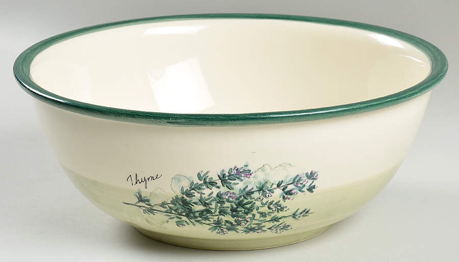 Culinary Herbs 10" Mixing Bowl by Williams-Sonoma-1