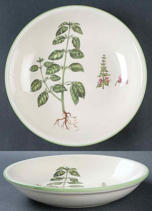 Culinary Herbs 9" Individual Pasta Bowl by Williams-Sonoma-1