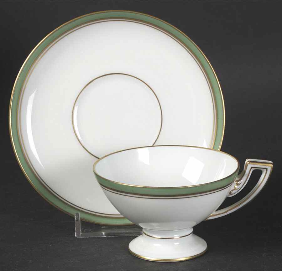 66-5782 Footed Demitasse Cup & Saucer Set by Wiener Porzellan-1