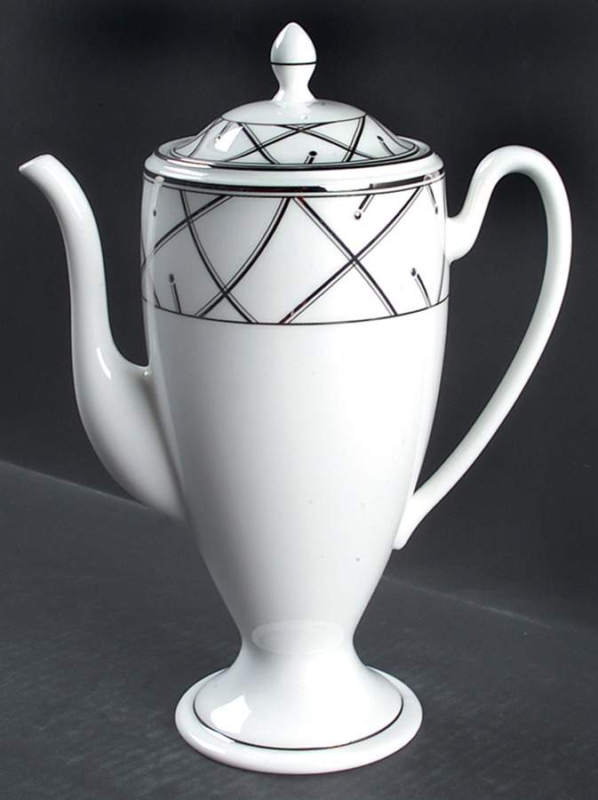 Merrill Tea/Coffee Pot & Lid by Waterford China-1