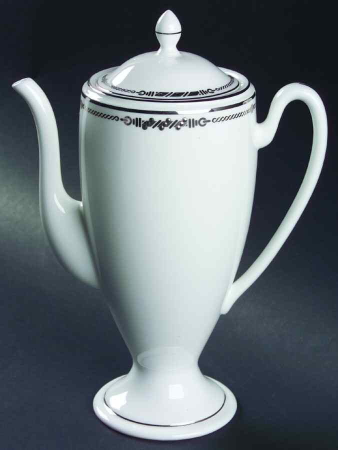 Carnegie Tea/Coffee Pot & Lid by Waterford China-1