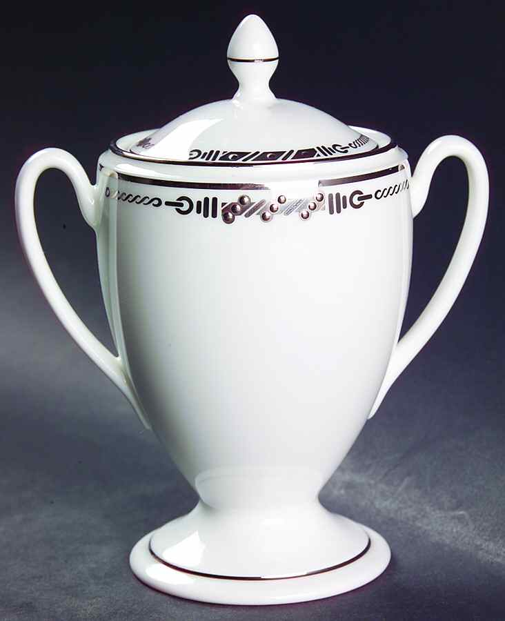 Carnegie Sugar Bowl & Lid by Waterford China-1