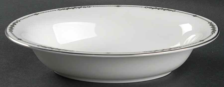 Carnegie 9" Oval Vegetable Bowl by Waterford China-1