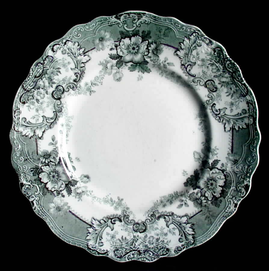 Glenwood Gray Luncheon Plate by Wood & Sons-1