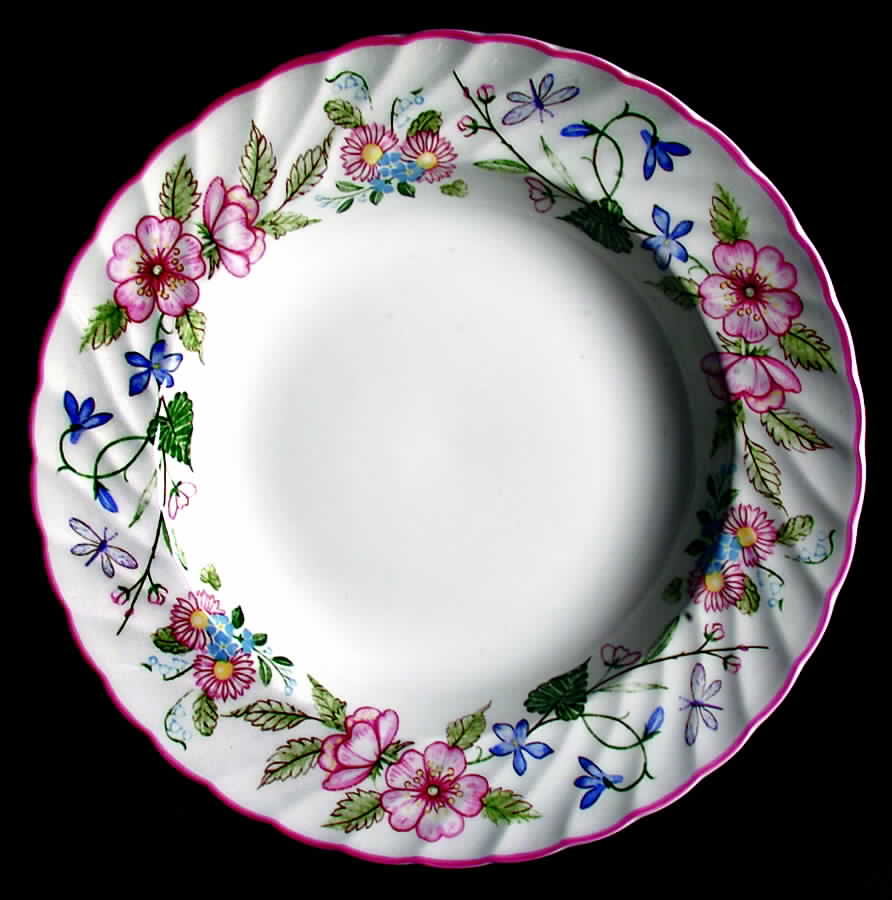 Spring Fields Rim Soup Bowl by Wood & Sons-1